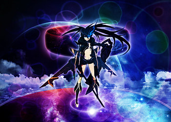 Black rock shooter, black, shooter, anime, girl, mato, kuroi, rock HD wallpaper