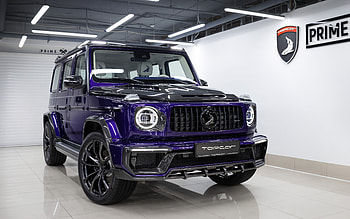 Mercedes-Benz G350D Violet Inferno, , front view, exterior, purple G-class, G-class tuning, W463A, Mercedes-Benz G 63 AMG, TopCar Inferno, German cars, Mercedes-Benz HD wallpaper