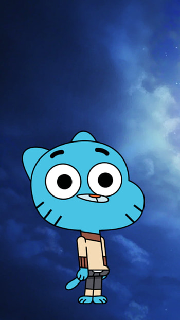 Gumball background, cloud, sky, amazingworldofgumball HD phone wallpaper