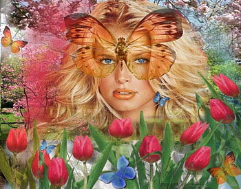 Butterfly Girl, Abstract, Butterfly, Woman, Butterflies, Fantasy, Pretty, Girl, Beautiful, Flowers HD wallpaper