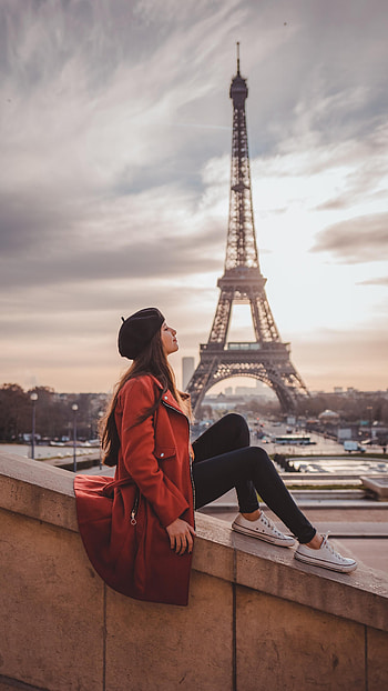 Eiffel Tower, Rooftop HD phone wallpaper