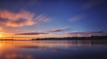 River Clyde At Morning, sunrise, morning, river, clyde-river, nature HD wallpaper