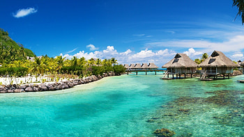 Bora Bora , Stunning background , Tropical paradise, Exotic destination HD wallpaper