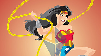 Wonder Woman Vector Art , wonder-woman, superheroes, vector, artist, artwork, digital-art, minimalism, minimalist HD wallpaper