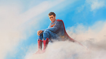 Superman Watches Over The Clouds, superman-legacy, superman, david-corenswet, superheroes, dc-comics, movies, artwork, artist, digital-art HD wallpaper