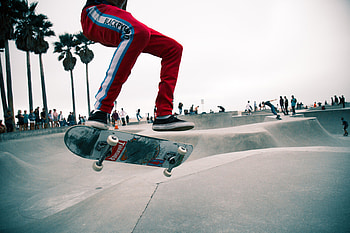 Sports, Venice, Bounce, Jump, Trick, Los Angeles, Skate, Skater, Fashionable, Skate Park, Venis HD wallpaper