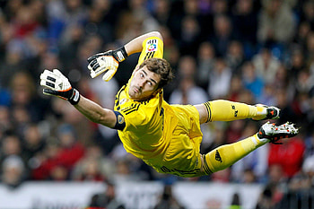 Real Madrid background, Iker Casillas portrait, Madrid football club, Football heritage HD wallpaper