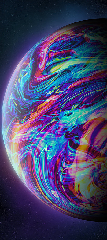 Fluid abstract space., magenta, art, , , space HD phone wallpaper