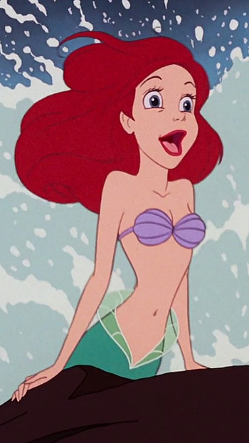 mermaid, red hair, movie HD phone wallpaper