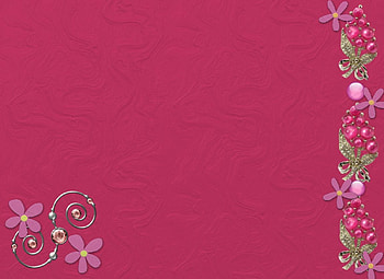 jewels of pink, texture, pink, flowers, jewelry HD wallpaper