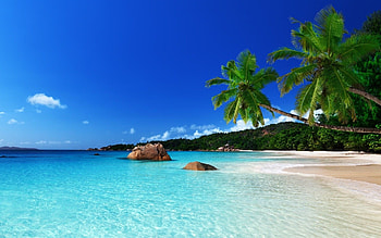 Island , Serene paradise, background, que beauty HD wallpaper