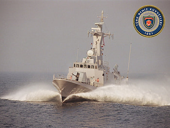 Turkish Navy FPB, boat, fast attack, navy, high speed HD wallpaper