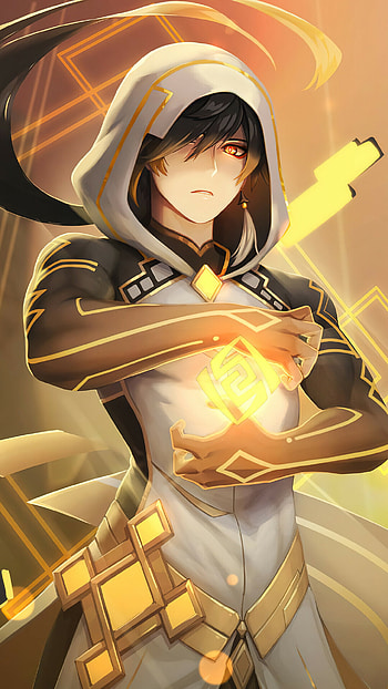 Genshin Impact, Zhongli HD phone wallpaper