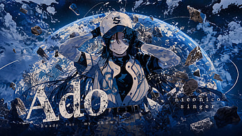 Ado (Nico Nico Singer) — Ready for My Ghost, Anime Girl, Planet, Space HD wallpaper