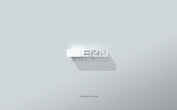 Meizu logo, white background, Meizu 3d logo, 3d art, Meizu, 3d Meizu emblem HD wallpaper