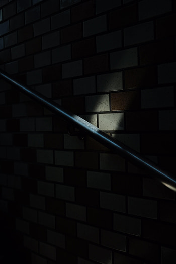 Dark, Beams, Rays, Wall, Railings, Handrail HD phone wallpaper