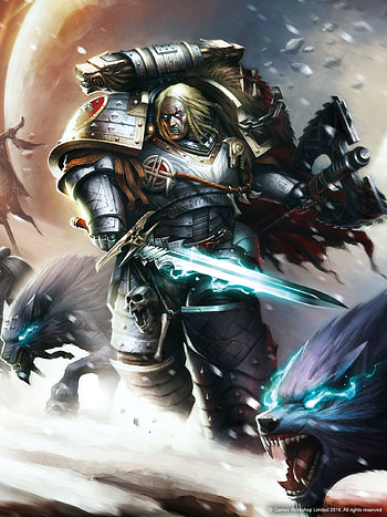 Warhammer 40K Space Wolves HD phone wallpaper