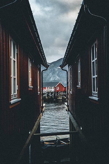 Water, Houses, Building, Miscellanea, Miscellaneous, Wood, Wooden HD phone wallpaper