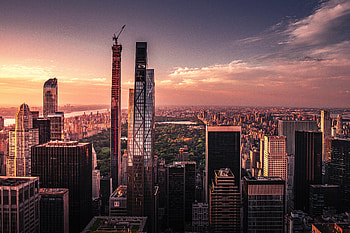 Cities, City, Building, Skyscrapers, Megapolis, Megalopolis, Dahl, Distance HD wallpaper