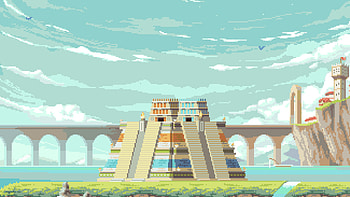 Sun Pyramid, video game, LakeSide HD wallpaper