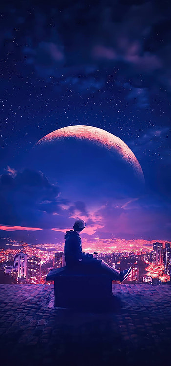 Noche estrellada, cielo, nube HD phone wallpaper