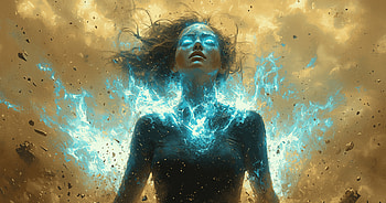 AI Art, lightning HD wallpaper