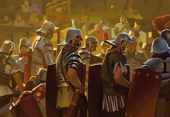 Historic Warrior Assembly, artistic, soldier HD wallpaper