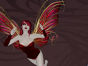 Magenta Fairy, fairy, lady, magenta, pretty HD wallpaper