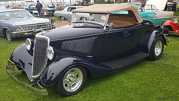 Classic and Vintage Car Show, Vintage, Black, Cars, Channel, Islands, Coupe, Classic, California, Ford HD wallpaper