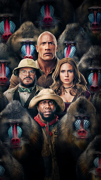 Jumanji, rock, hollywood movie HD phone wallpaper