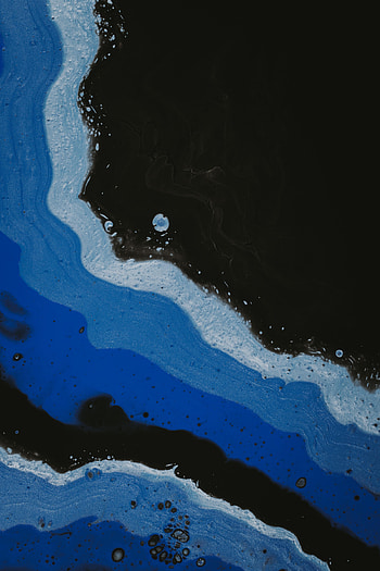 Abstract, Waves, Paint, Liquid, Stains, Spots HD phone wallpaper