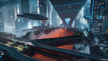Iron Garden, 3d, sci fi, Tobias Roetsch, ships, space station, futuristic HD wallpaper