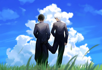 Suguru Geto & Satoru Gojo, Satoru Gojo, Suguru Geto, Anime, Jujutsu Kaisen, Gojo & Geto HD wallpaper