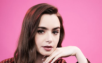 Lily Collins, Mac HD wallpaper