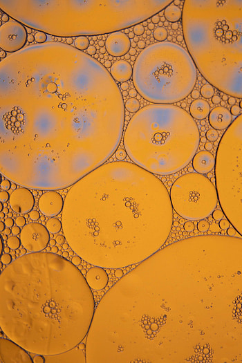 Bubbles, Macro, Circles, Liquid HD phone wallpaper