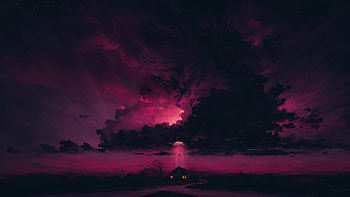Visitor Arrival, artist, artwork, digital-art, deviantart HD wallpaper