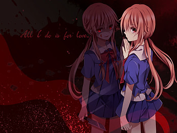 Yuno Gasai, nikki, mirai, yuno, anime HD wallpaper