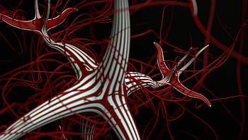 Structure, 3D, Threads, Thread, Intricate, Confused, Net HD wallpaper