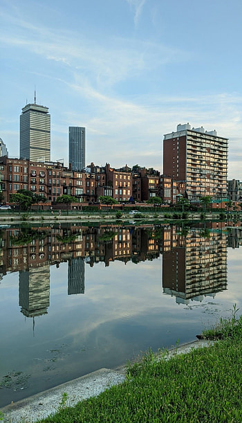 Charles River Esplanade, Boston Skyline HD phone wallpaper
