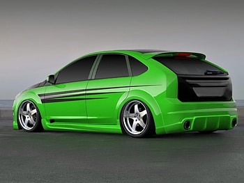Ford Focus, tuning, ford, focus, car HD wallpaper