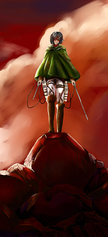 Mikasa, Mikasa Ackerman, Anime, Attack on Titan HD phone wallpaper
