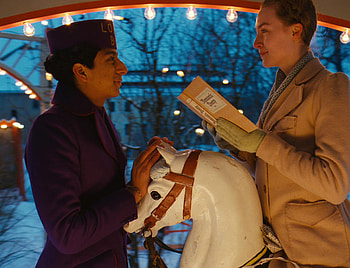 Moustafa and Agatha, The Grand Budapest Hotel HD wallpaper