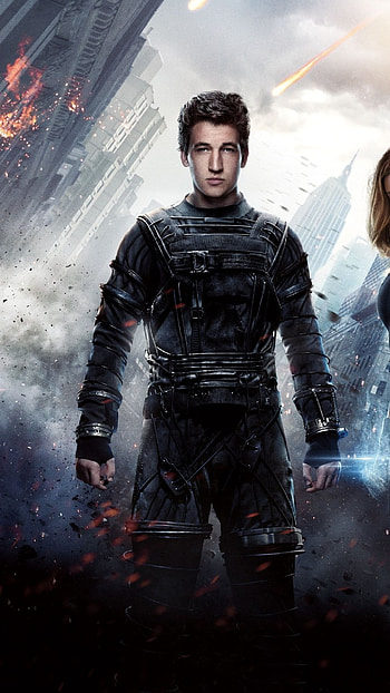 Fantastic Four movie, Rebooted franchise, Superhero team, Action blockbuster HD phone wallpaper