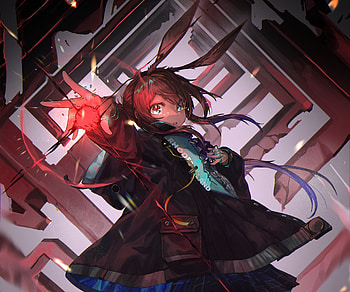 Amiya - Arknights, Amiya (Arknights), video game, Arknights HD wallpaper
