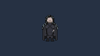 Pixel Jon Snow Art, pixel, jon-snow, art, artist, artwork, digital-art, superheroes HD wallpaper