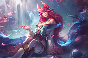 Artwork, beautiful Ahri, League of Legends, 2020 HD wallpaper