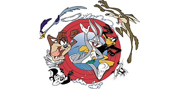 Bugs Bunny, Daffy Duck, backgrounds, Looney Tunes HD wallpaper