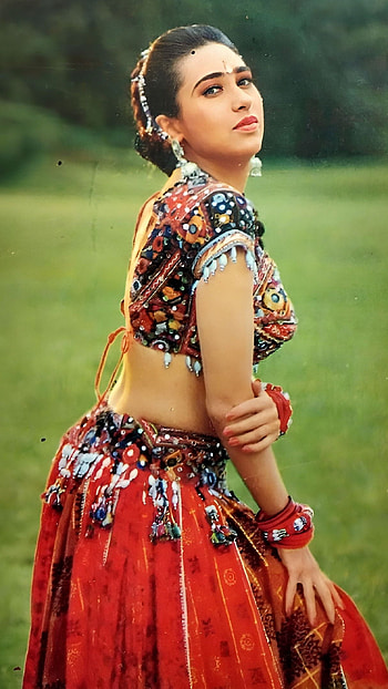 Karishma Kapoor, bollywood actress, vintage HD phone wallpaper