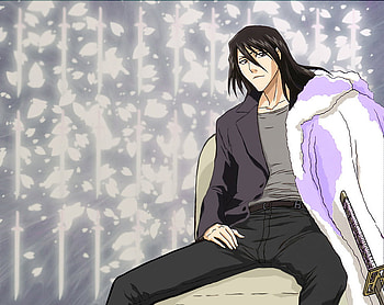Byakuya, captain, bleach, bankai, sanbone zakura, soul reaper, byakuya kuchiki HD wallpaper
