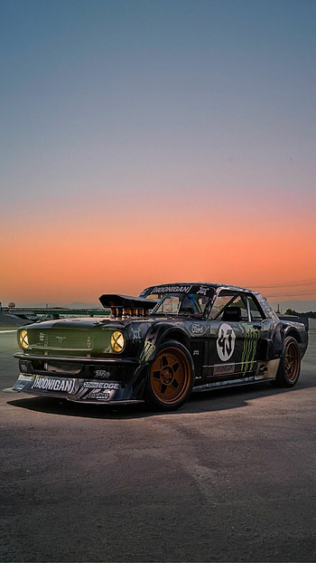 Cars, Street racing, Mustang, Drifting HD phone wallpaper